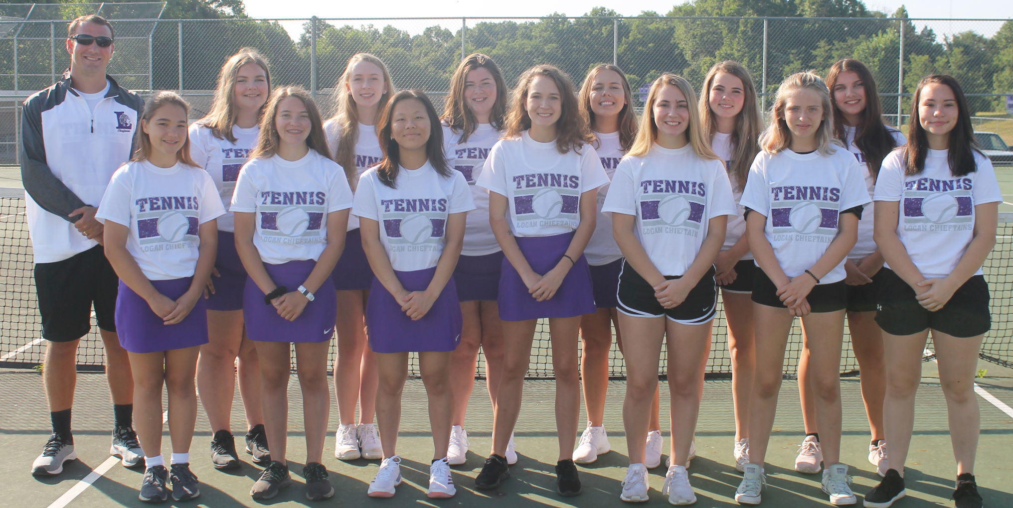 Logan Lady Chiefs tennis team